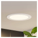 Prios LED vstavané svietidlo Cadance, biele, 22 cm, stmievateľné