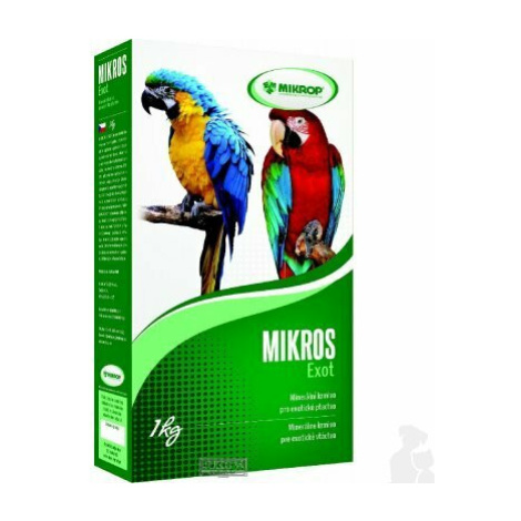 Mikros VGE pre papagáje plv 1kg Mikrop