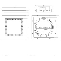 EVN ALQ LED panel biely 12 W 25x25 cm 4 000K