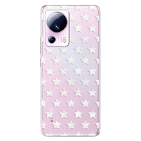 Odolné silikónové puzdro iSaprio - Stars Pattern - white - Xiaomi 13 Lite