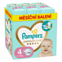 PAMPERS Premium care 4 9-14 kg 174 ks