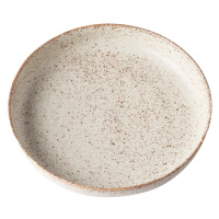 Béžový hlboký  keramický tanier ø 20 cm Fade – MIJ