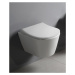 Sapho Sapho, AVVA CLEANWASH závesná WC misa s bidet. spŕškou, Rimless, 35,5x53cm, biela, 100312