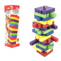 Hra Drevená veža v krabičke 7,5x27,5x7,5cm