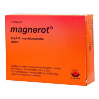 MAGNEROT - magnézium ( horčík ), 100 tabliet