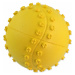 Hračka Dog Fantasy lopta tenis s bodlinami pískacia mix farieb 6cm