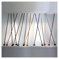 Martinelli Luce Elastica stojaca lampa svetlomodrá