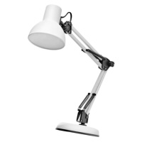 Biela stolová lampa (výška 48 cm) Lucas – EMOS