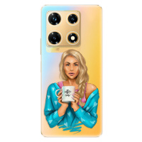 Odolné silikónové puzdro iSaprio - Coffe Now - Blond - Infinix Note 30 PRO