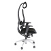 Dizajnová kancelárska otočná stolička s opierkou hlavy a sieťkovým operadlom Topstar