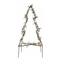 LED vianočný stromček kovový, 50 cm, vonkajší aj vnútorný, 3000K (EMOS)