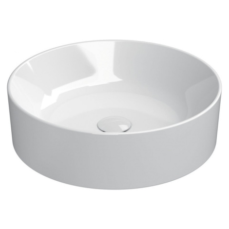 GSI - KUBE X keramické umývadlo na dosku, priemer 45cm, biela ExtraGlaze 942711