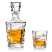 Crystal Bohemia ZIG ZAG whisky set (1 + 6)