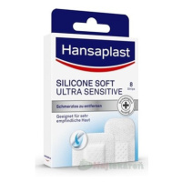 Hansaplast SILICONE SOFT ULTRA SENSITIVE náplasť 8ks