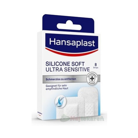 Hansaplast SILICONE SOFT ULTRA SENSITIVE náplasť 8ks