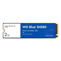 WD BLUE SSD NVMe 2TB PCIe SN580, Gen4, (R:4150, W:4150MB/s)