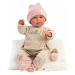 Llorens 74020 NEW BORN - realistická bábika bábätko so zvukmi a mäkkým látkovým telom - 42