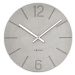 Drevené hodiny LAVVU Natur LCT5020, sivá 34cm