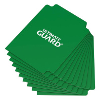 Ultimate Guard Oddělovač na karty Ultimate Guard Card Dividers Standard Size Green - 10 ks