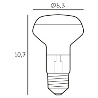 LED žiarovka Reflektor, E27, 5 W, 2 700 K, stmievateľná