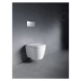 DURAVIT - ME by Starck Závesné WC Compact, Rimless, biela/matná biela 2530092600