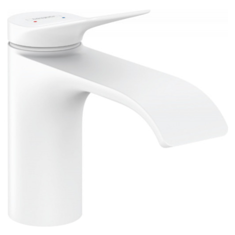 Hansgrohe Vivenis, umývadlová batéria 80, s výpustom, EcoSmart, biela matná, HAN-75010700