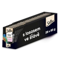 SHEBA kapsičky s lososom v šťave pre mačky 28x85g