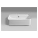ISVEA - SOTT AQUA keramické umývadlo polozápustné, 59x49cm, biela 10SQ51058