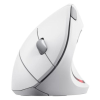 Vertikálna myš TRUST, Verto bezdrôt. ergonomická myš, USB, biela
