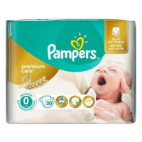 PAMPERS PREMIUM CARE 0 Newborn- jednorázové novorodenecké plienky 30ks