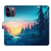 Flipové puzdro iSaprio - Magical Landscape - iPhone 14 Pro Max