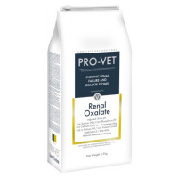 PRO-VET Renal/Oxalate granule pre psy s chronickými poruchami 1 ks, Hmotnosť balenia (g): 7,5 kg