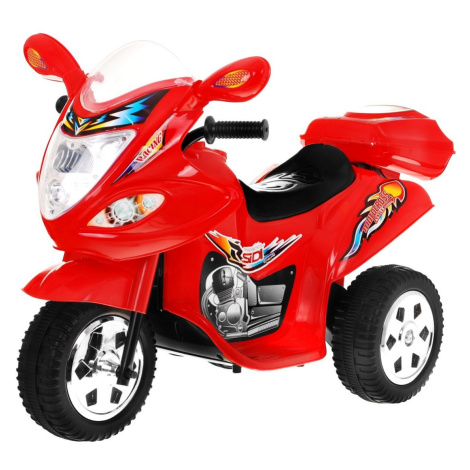 mamido Detská elektrická motorka skúter červený