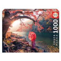 Puzzle Sunrise in Katsura River Japan Educa 1000 dielov a Fix lepidlo od 11 rokov