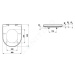 Laufen - Pro WC doska, 450x380 mm, biela H8969503000001