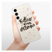 Odolné silikónové puzdro iSaprio - Follow Your Dreams - black - Samsung Galaxy S23+ 5G
