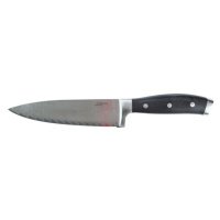 ERNESTO® Kuchynský nôž/Nôž na zeleninu z damascénskej ocele (kuchynský nôž s nitovanou rukoväťou