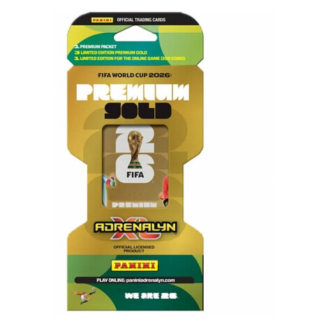 Panini FIFA World Cup 2026 - Premium Gold Booster Balíček - futbalové karty