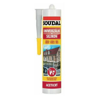 Silikón univerzálny Soudal 280 ml transparentný