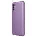 Silikónové puzdro na Samsung Galaxy S22 5G Metallic fialové