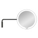 Nástenné/kozmetické zrkadlo s osvetlením/zväčšovacie ø 20 cm Modo – Blomus