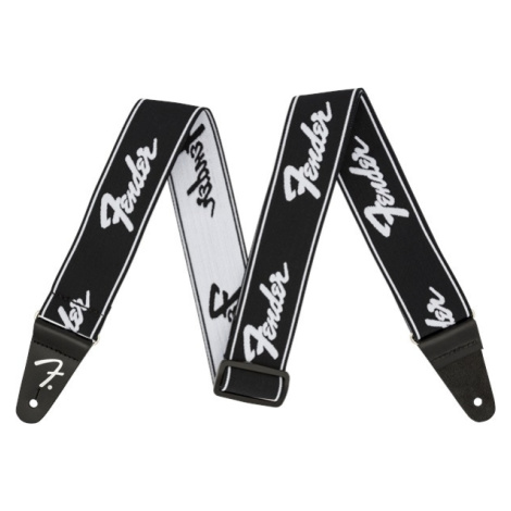 Fender WeighLess Strap Black/White