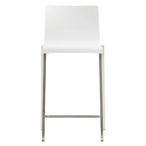 PEDRALI - Nízka barová stolička KUADRA 1102 DS - biela