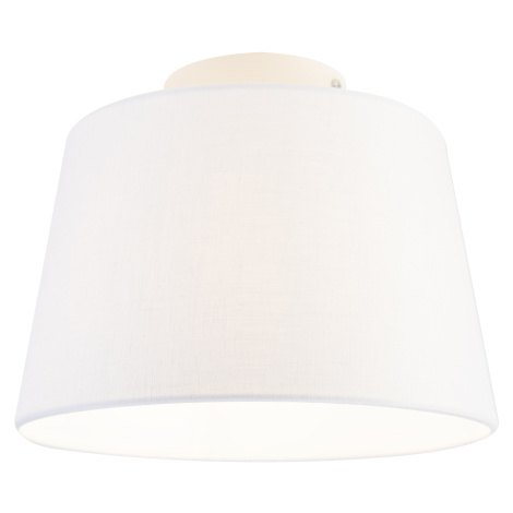 Moderné stropné svietidlo s bielym tienidlom 25 cm - Combi