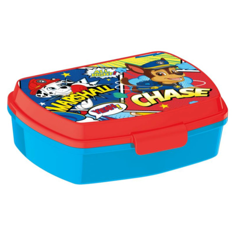 PAW PATROL Plastový desiatový box Paw Patrol 17,5x14x5,5cm