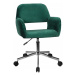 Expedo Kancelárska stolička KORAD FD-22, 53x78-90x57, zelená