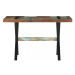 Jedálenský stôl drevo / oceľ Dekorhome 160x80x76 cm,Jedálenský stôl drevo / oceľ Dekorhome 160x8