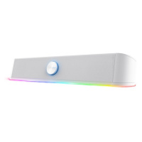 TRUST reproduktor GXT 619W Thorne RGB Illuminated Soundbar, bílá