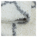 Kusový koberec Salsa Shaggy 3201 cream kruh - 160x160 (průměr) kruh cm Ayyildiz koberce