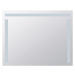 Zrkadlo Bemeta s osvětlením a dotykovým senzoremvo farebnom provedení hliník/sklo 101401147